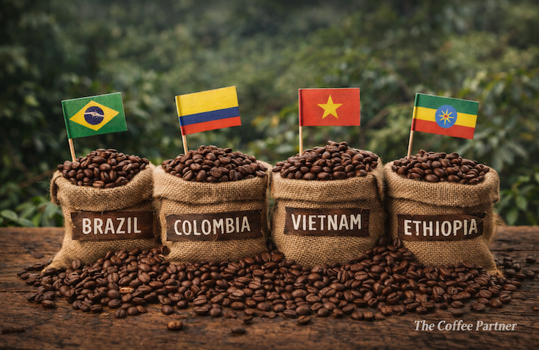 Ranking de los Principales Países Productores de Café